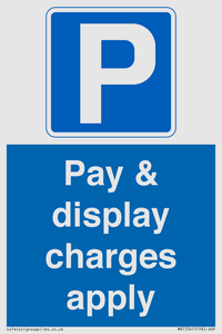 Pay & display charges apply